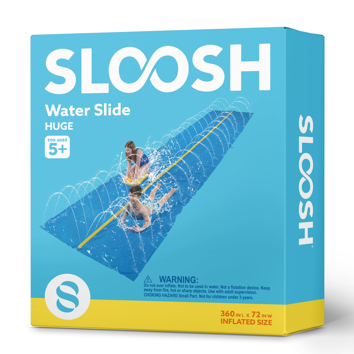 Sloosh refreshing summer look invites kids to slide and play.