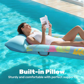Sloosh soft fabric-covered top provides plush comfort outdoors
