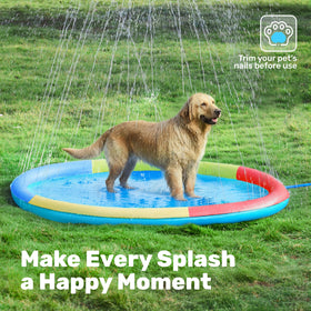 Sloosh splash pad ideal for outdoor parties and group play