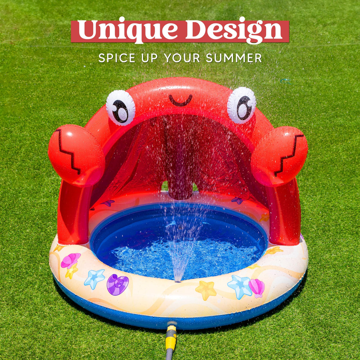 Sloosh Splash Pool for children enables safe, engaging water play.