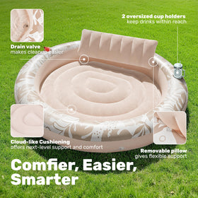 Sloosh stable center-floating platform serves as a secure focal point.