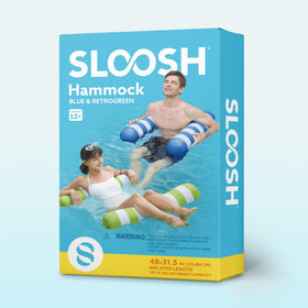 Sloosh blue retrogreen option shown for poolside vibe.