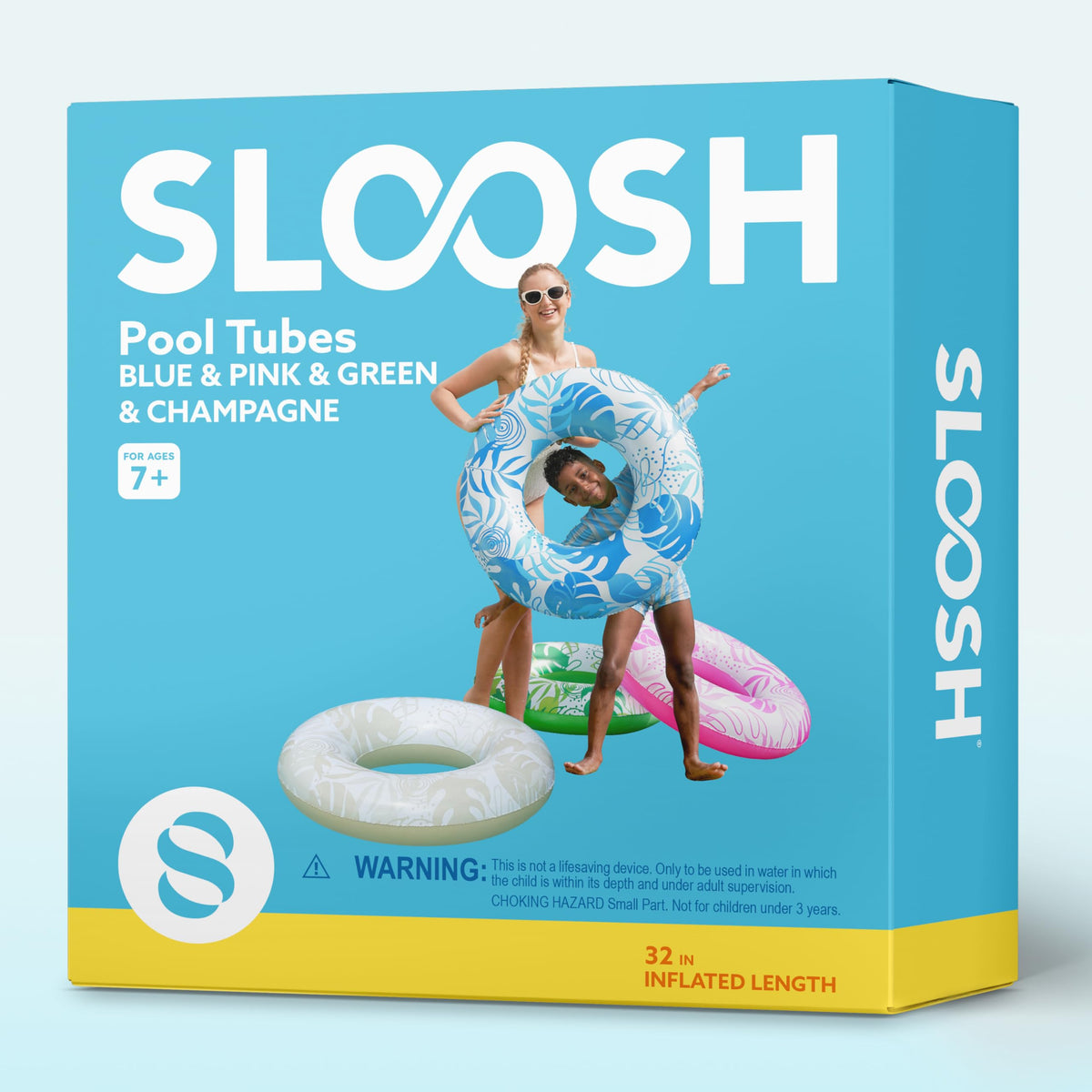 Sloosh summer-fun pool floats, a great gift idea for family memories.