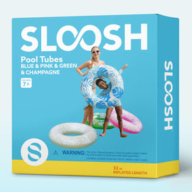 Sloosh summer-fun pool floats, a great gift idea for family memories.