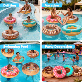 Sloosh summer party donut floats: ideal for celebrations and family games
