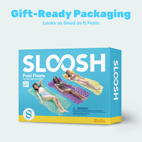Sloosh pool floats ideal for summer parties and pool games