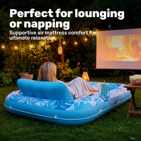 Sloosh sunbathing bed ideal for beach or pool use.