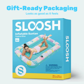 Sloosh sunbathing bed by the pool for private lounging