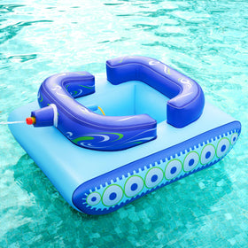 Sloosh inflatable tank float ready for pool, beach, or lake use