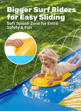 Sloosh Triple Water Slide ground stakes for sturdy setup