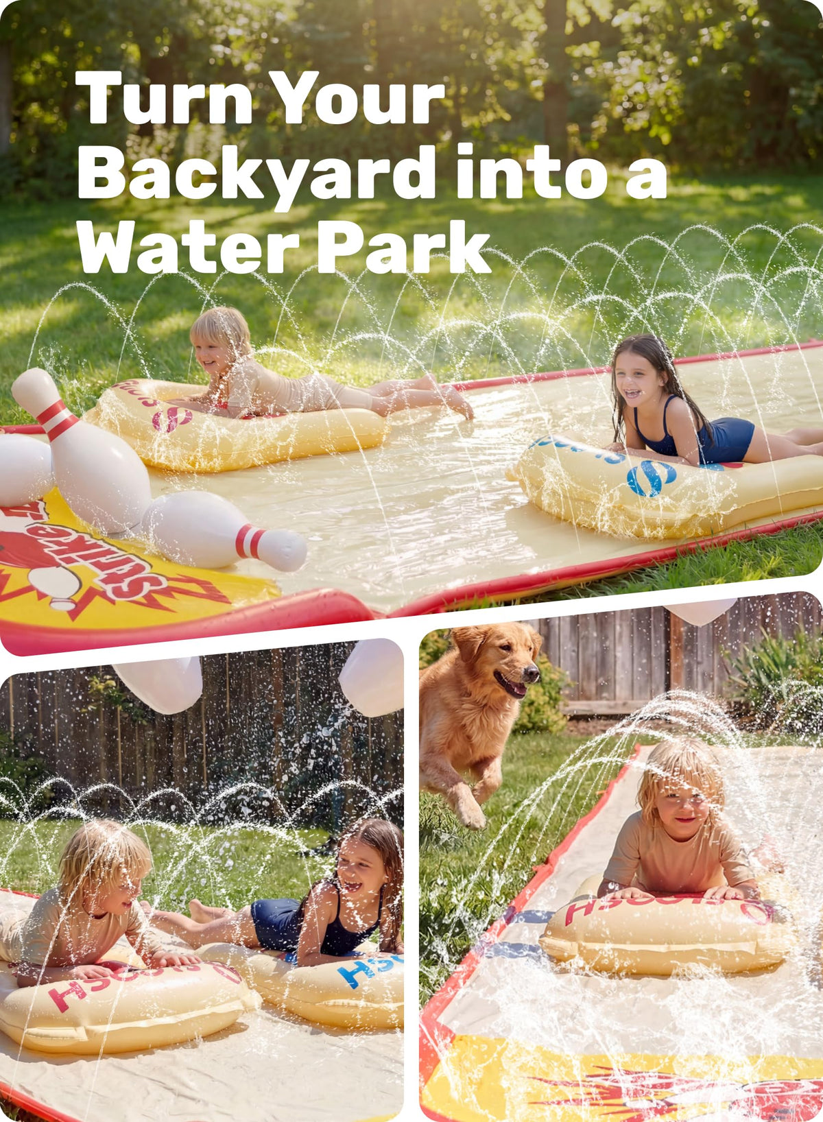Sloosh two bodyboards provide flexible ride options for kids.