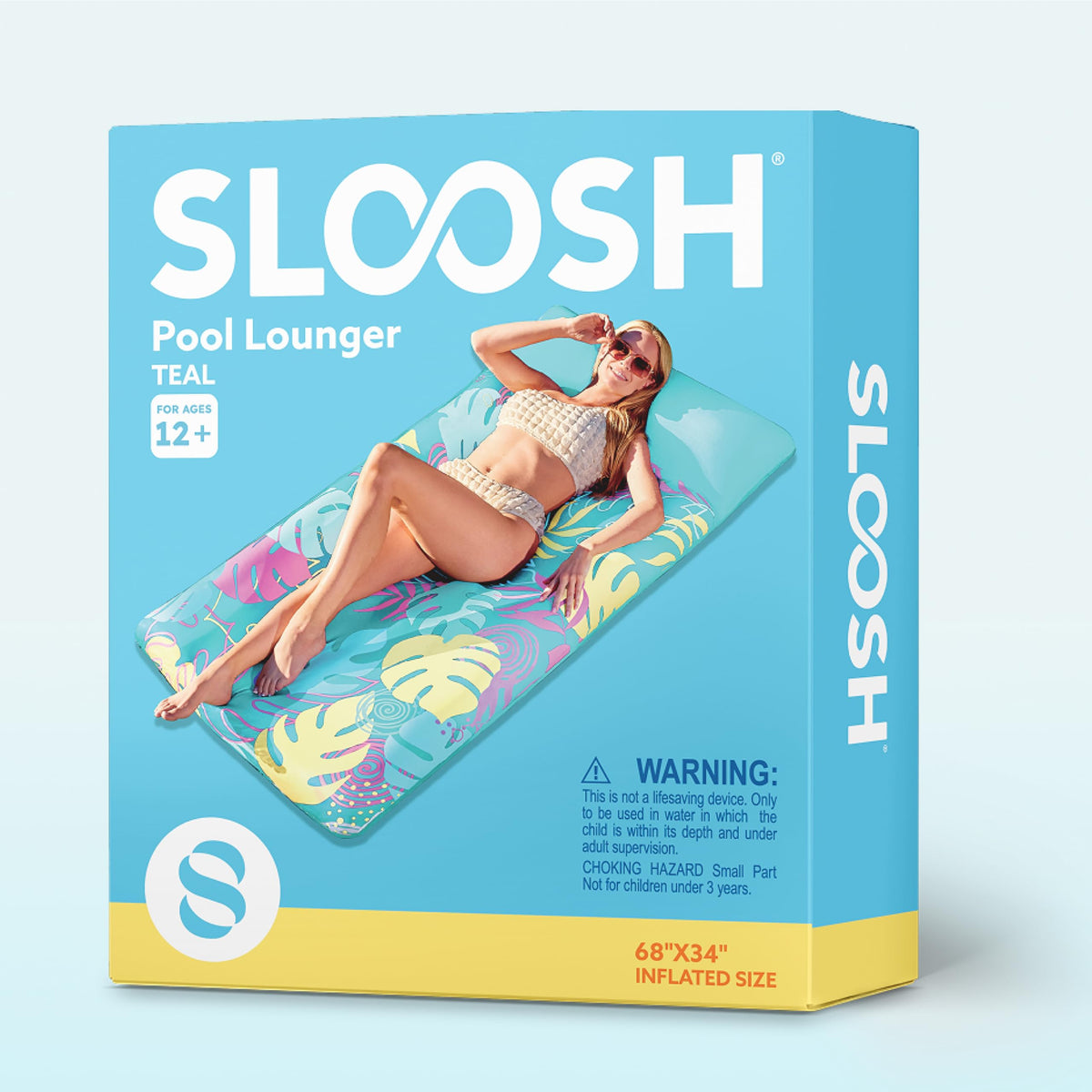 Sloosh ultra-comfort inflatable float for relaxed outdoor lounging