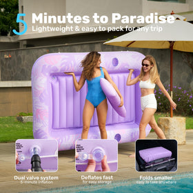 Sloosh UV-resistant PVC material ensures long-lasting pool float