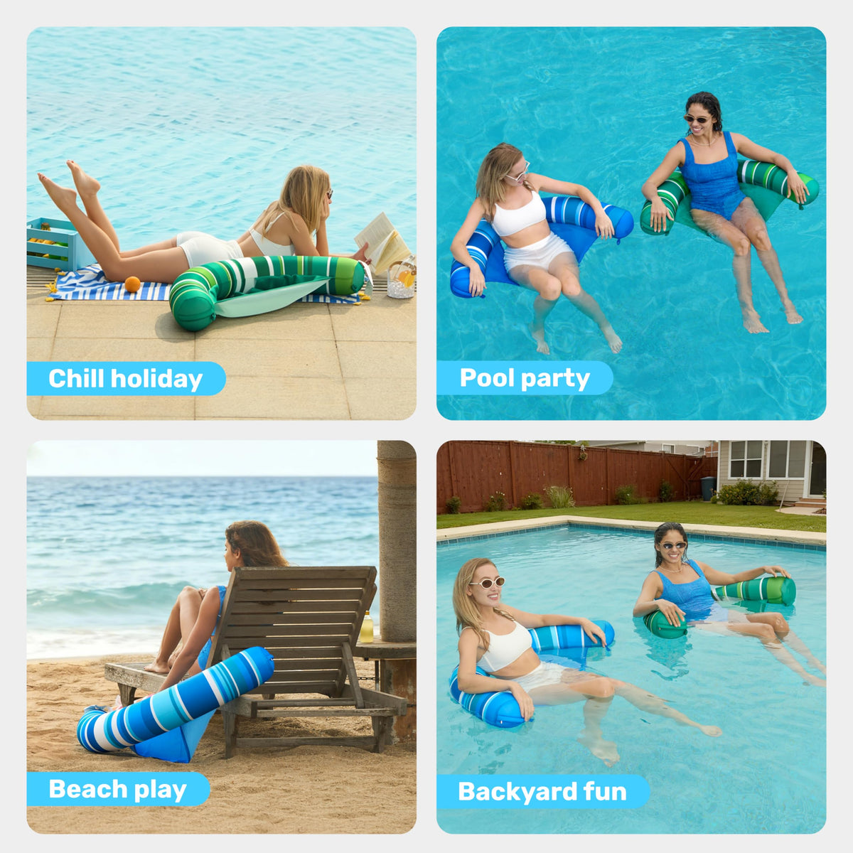 Sloosh two-pack set ideal for sharing with friends.