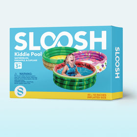 Sloosh vibrant designs create a festive summer backdrop.