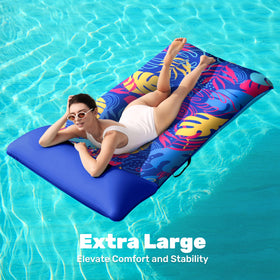Sloosh water flow technology keeps the surface cooler while you lounge.