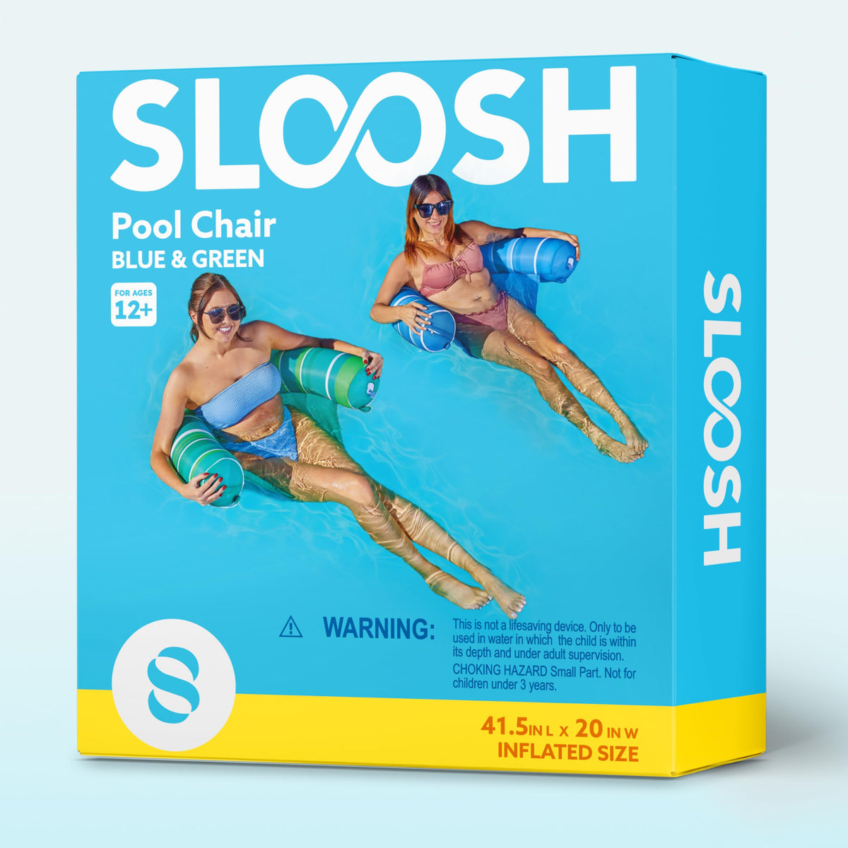 Sloosh inflatable chairs gentle on skin and easy to clean.
