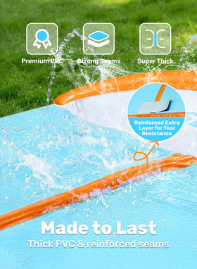 Sloosh ultra-slippery surface delivers fast, smooth descents for all ages