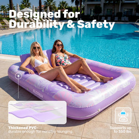 Sloosh wrap-around stability rope prevents drifting in water