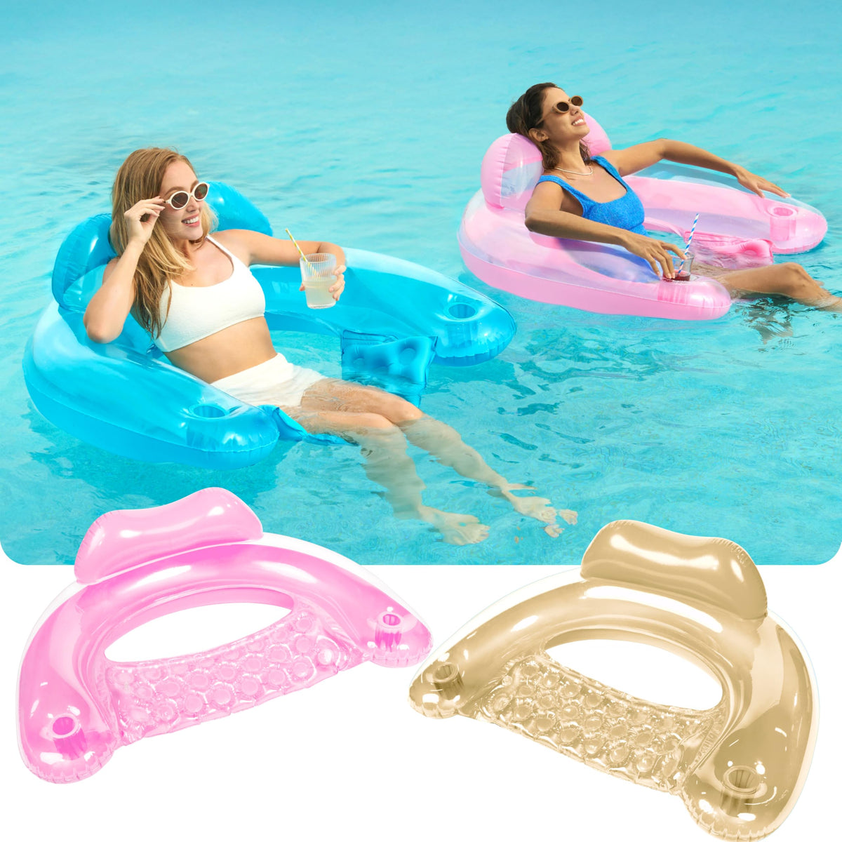 Sloosh xlarge pool chair dimensions for roomy seating
