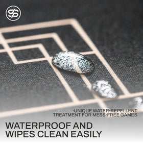 SLOWPLAY Godel Poker Mat anti-slip bottom keeps the mat stable.