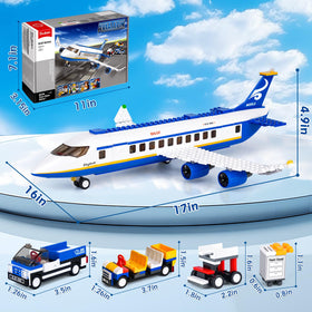 Sluban city passenger airplane cockpit interior for detailed building and role-play