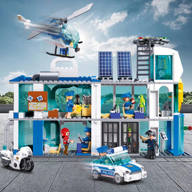 Sluban police station helicopter model ready for aerial patrols