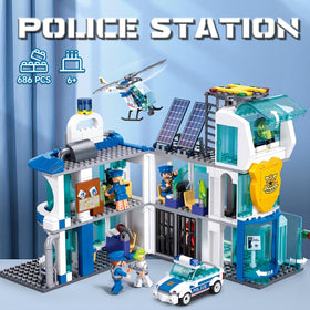Sluban police station motorcycle model for rapid pursuit scenes