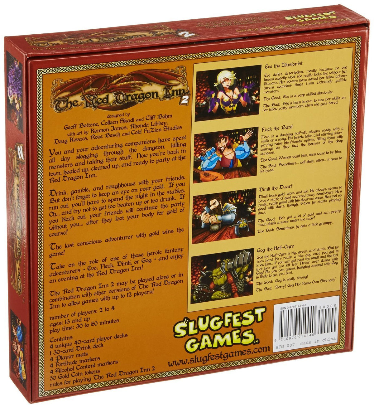 Slugfest Games The Red Dragon Inn 2: the drink deck adds flavorful tavern moments.