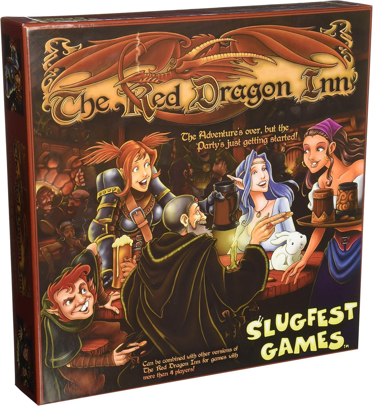 Slugfest Games The Red Dragon Inn player decks enable quick strategic decisions for 2-4 players