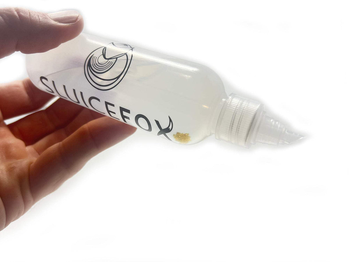 Sluice Fox black sand magnet helps separate heavy concentrates.