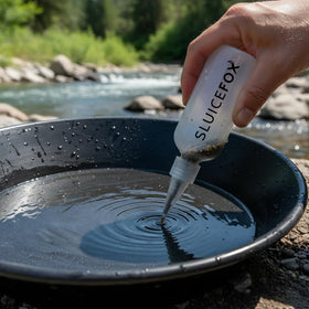 Sluice Fox 6-inch classifier pan speeds sift and separate gravel.
