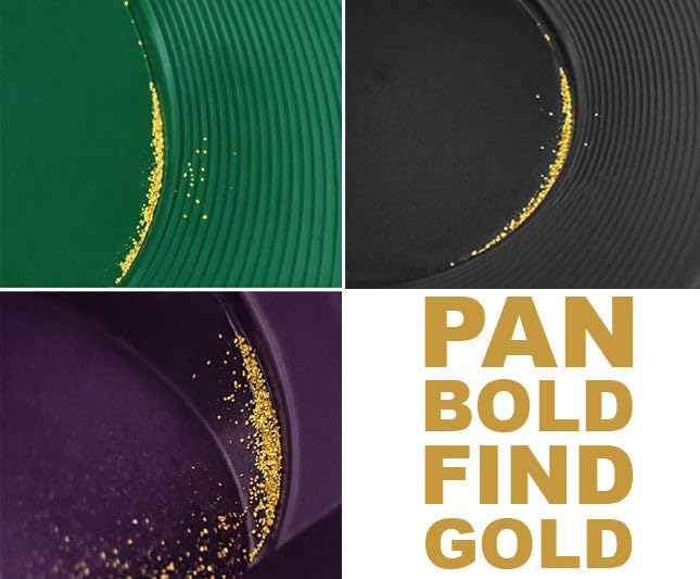 Sluice Fox gold trap mat close-up highlights fine gold capture.