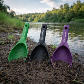 Sluice Fox tote backpack keeps gear organized for creekside prospecting.