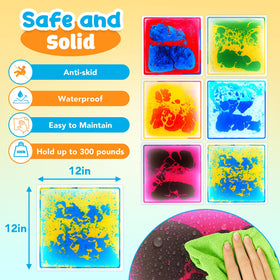 Small Fish 12x12-inch squares provide portable, easy-to-clean floor play for classrooms and homes.