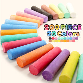 Small Fish dustless sidewalk chalk for clean hands and outdoor drawing