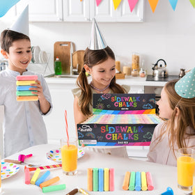 Small Fish easy cleanup washable chalk for quick wipe-off on clothing and floors