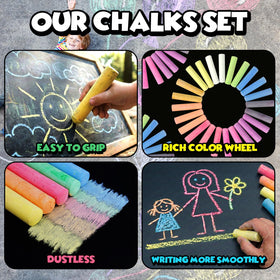 SMALL FISH easy-wash drawings vanish with water, ideal for repeated art sessions.