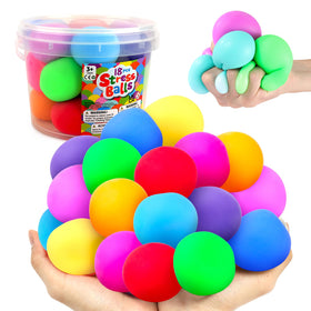SMALL FISH squishy stress ball in hand for stress relief and focus