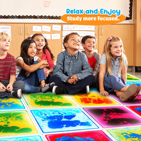 Small Fish tiles support up to 300 lbs, suitable as soft mats for safe movement.