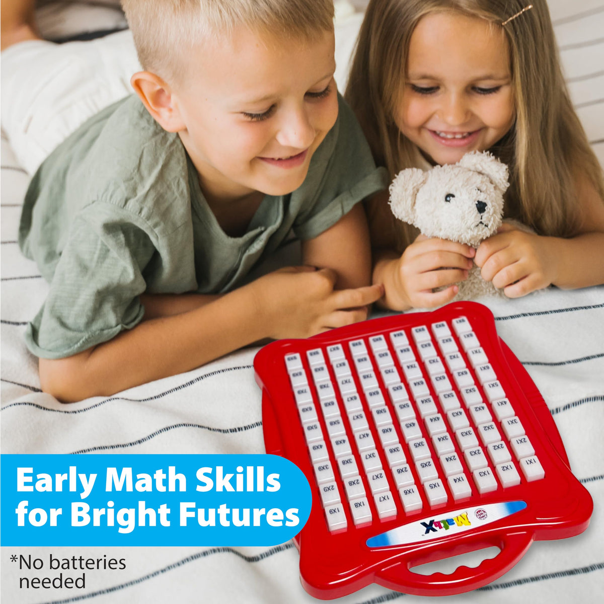 Small World Toys Battery-Free Times Table Chart encourages focused, screen-free learning.