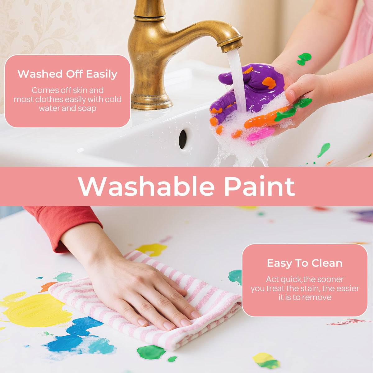 Smallbudi color wheel helps kids explore blending with 18 vibrant colors.