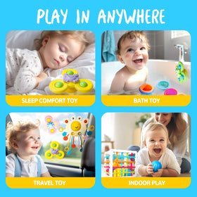 Smallzi Montessori toys support bath-time exploration with textures