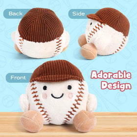 Smart and Sporty baby baseball toy—perfect for snuggles and development.