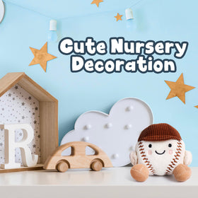 Smart and Sporty baby gift—baseball plush ideal for baby showers.