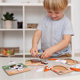 Smart and Sporty eco-friendly wood construction for durable toddler play