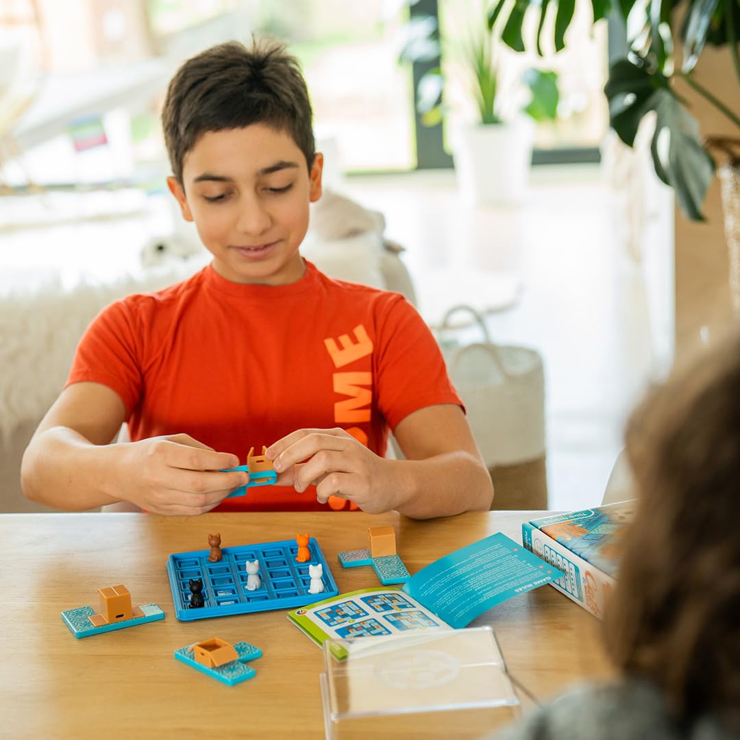 SmartGames Cats and Boxes durable parts endure frequent use.
