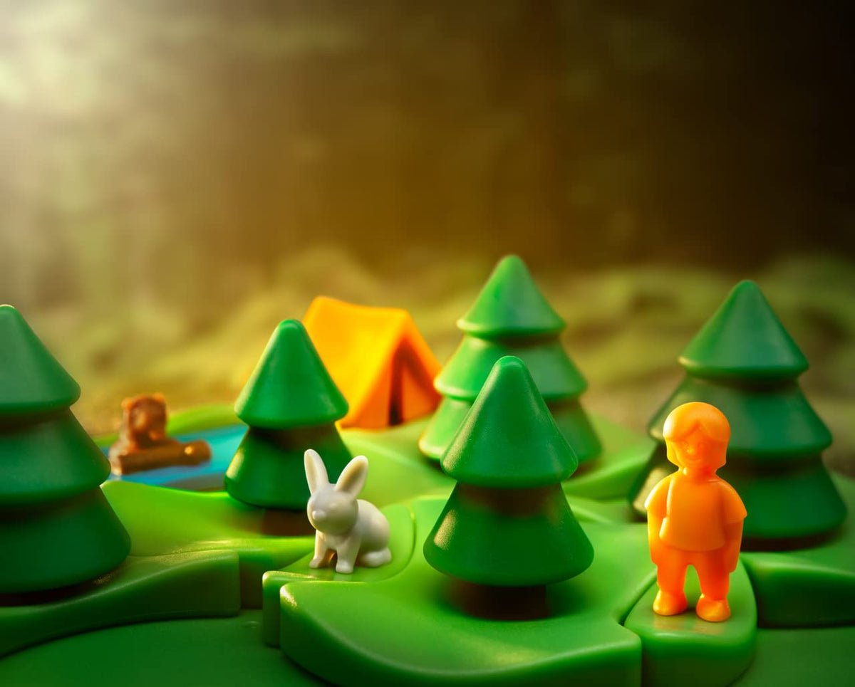 SmartGames Grizzly Gears challenge cards showcase 80 puzzles across difficulty levels.