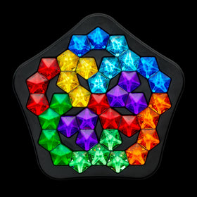 SmartGames IQ Deluxe 120 challenges showcase progressive logic workouts.