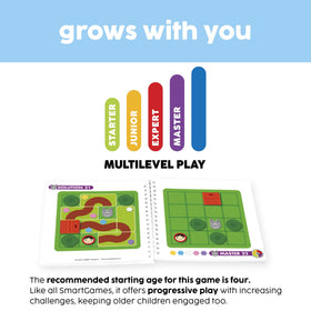 SmartGames Little Red Riding Hood age-4-plus visuals highlight age-appropriate learning